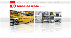 Desktop Screenshot of canadiancrane.com